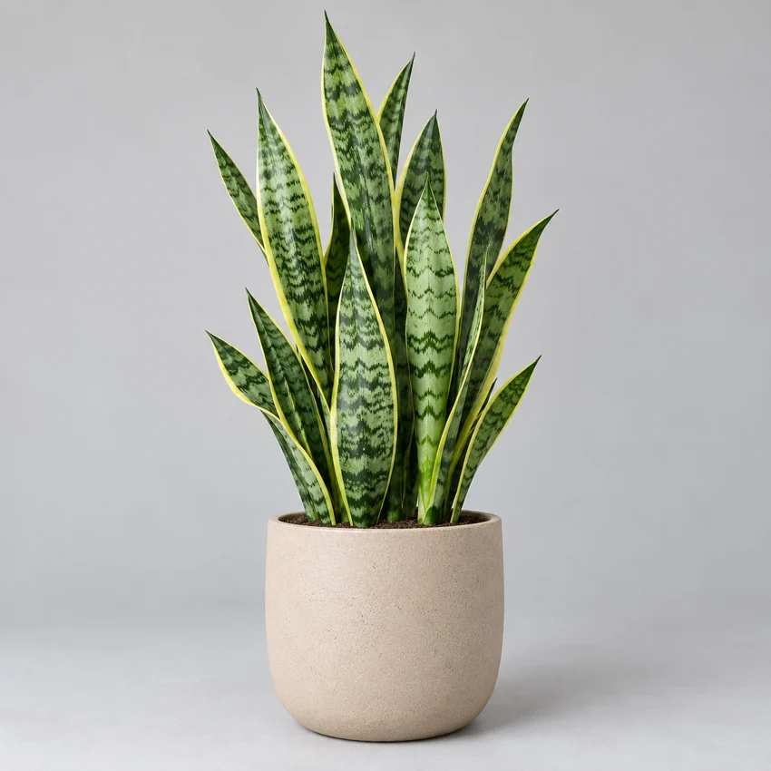 Snake plant, naturally — view 1